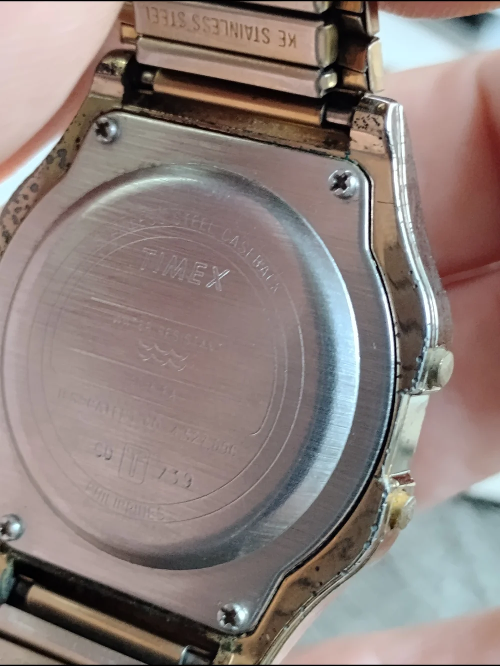 Timex Indiglo Gold Digital Watch